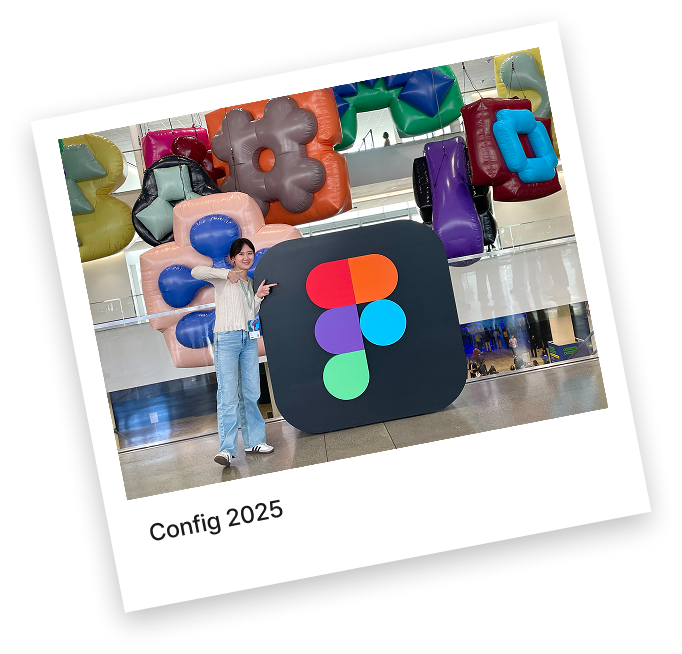 Jiwon at Figma Config 2025.